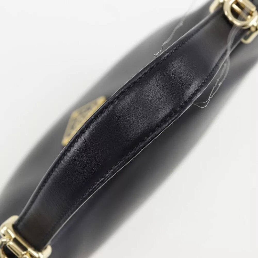 PRADA Arche Shoulder Bag 1BC194 2WAYShoulder black Calfskin Women - Picture 5 of 10